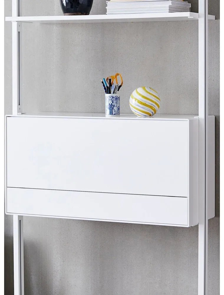 Бял шкаф за книги 94x210 cm Edge by Hammel - Hammel Furniture