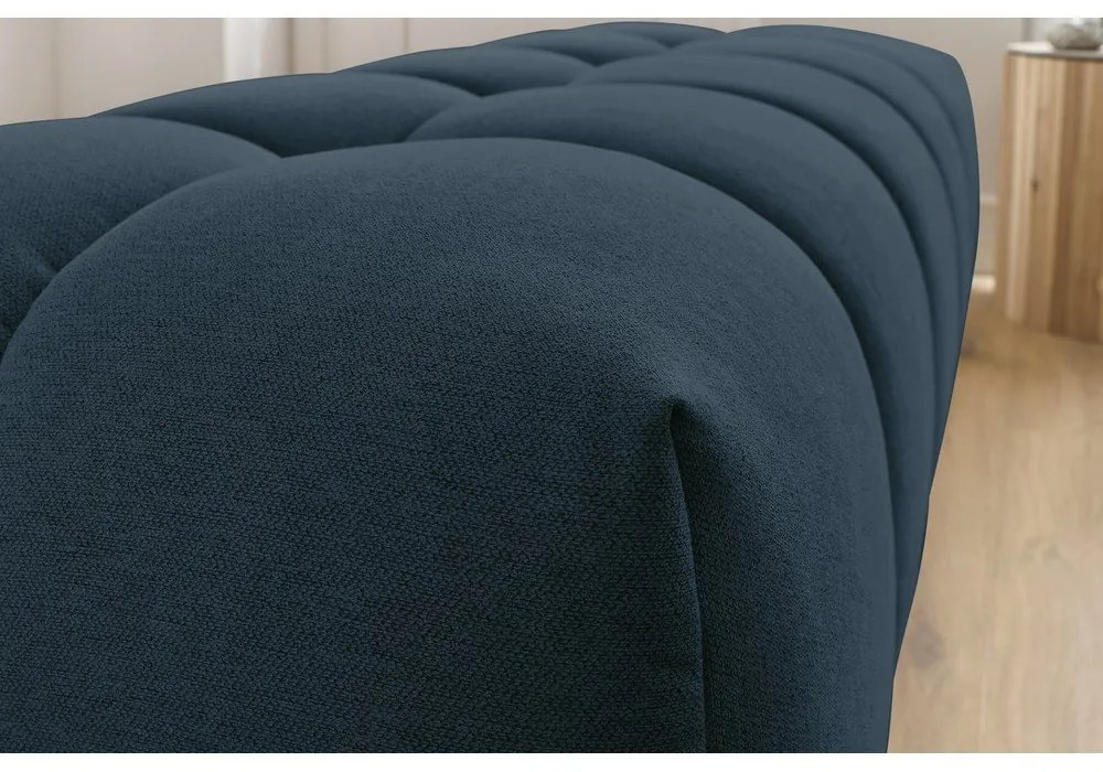 Тъмносиня табуретка за крака Mont-Blanc - Bobochic Paris