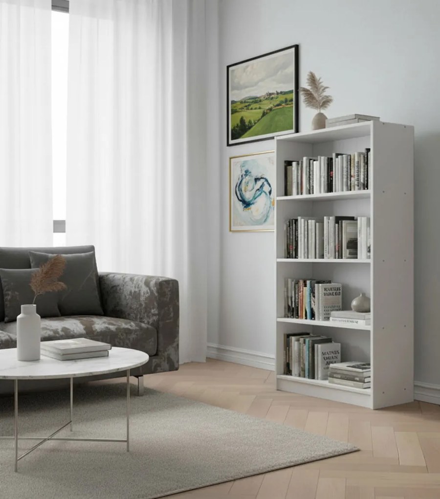 Библиотека Eliot 4s -Бяло