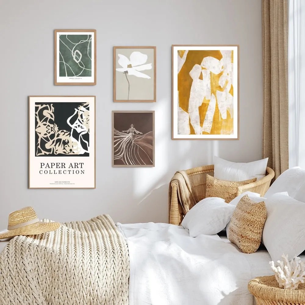 Картина 32x42 cm Green Grafica – Malerifabrikken