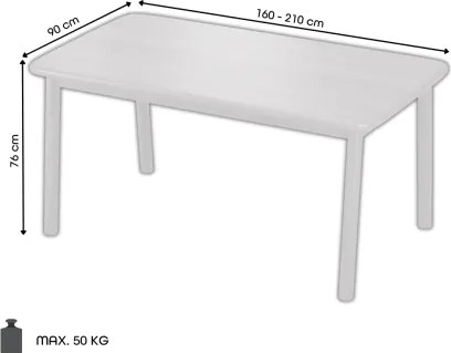 РОДЭРИЦ Избелен дъб 160x90 cm (+1 вложка 50 cm) - ДЪРВЕНА МАСА В БОХО/СКАНДИНАВСКИ СТИЛ РАЗТЕГАТЕЛНА ДО 210 CM!