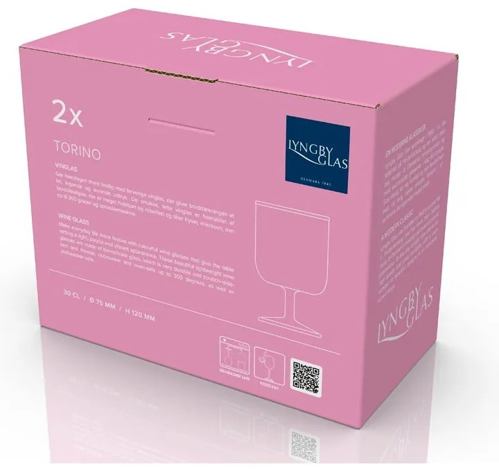 Комплект от 2 чаши за вино 300 ml Torino - Lyngby Glas