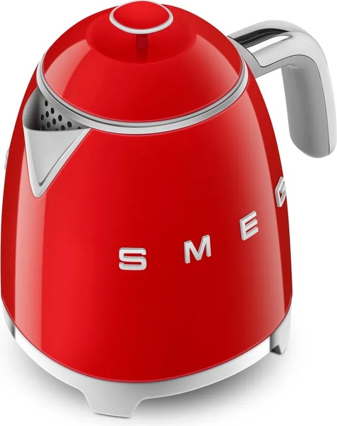 Червена електрическа кана от неръждаема стомана 800 ml Retro Style – SMEG