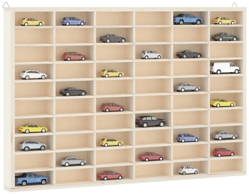 4017378 vidaXL Дървена колекционерска витрина с 60 отделения 60x4,5x40,5 см