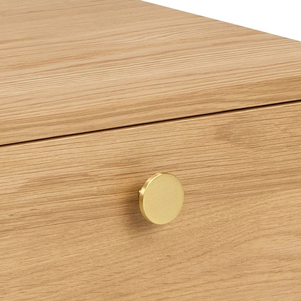 Нощно шкафче от декор от дъб в светло естествен цвят Monfort – Actona