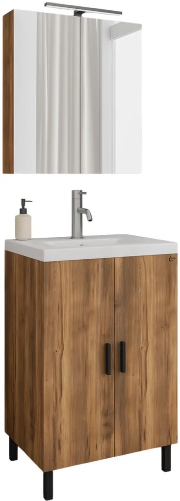 Комплект за баня Drop Roma 50-Кафяв