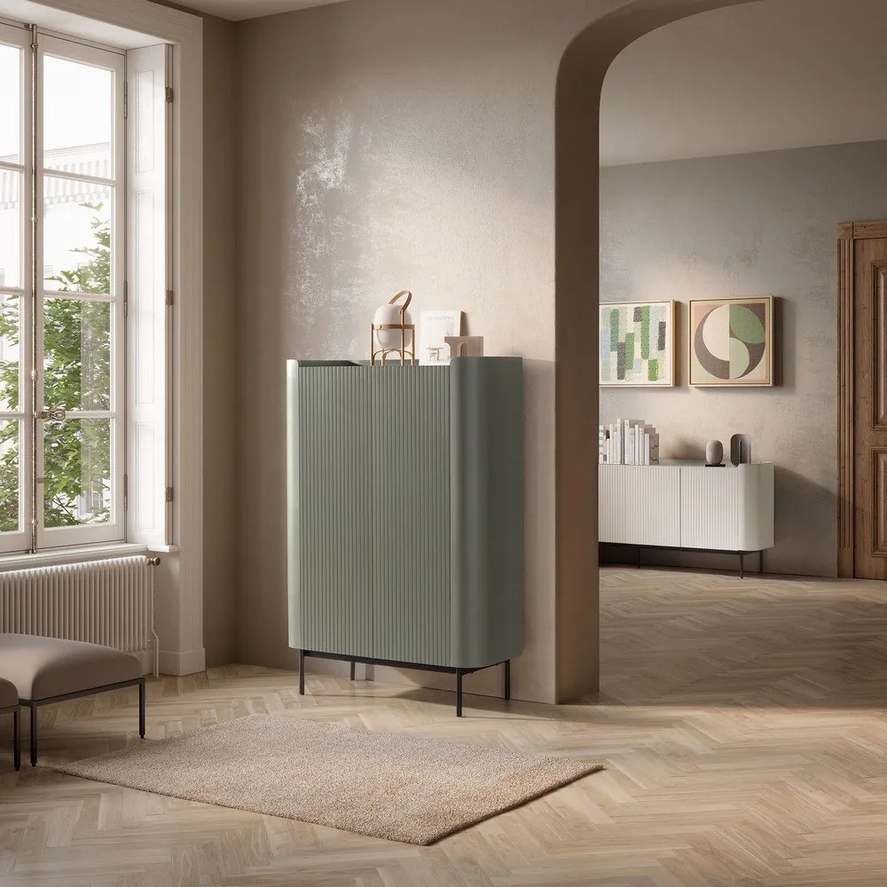 Кремав скрин 200x80x40 cm Willa – MOME