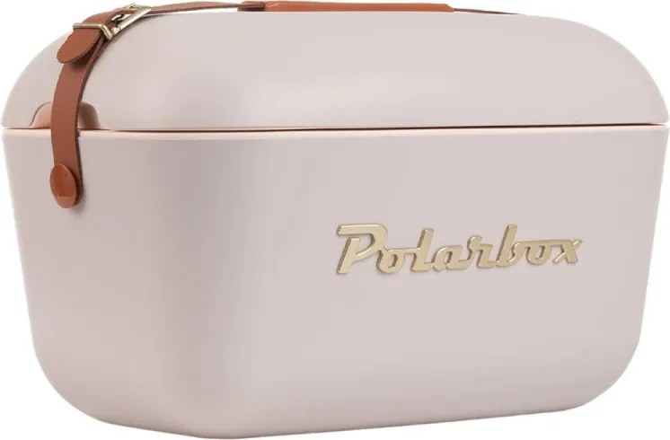 Хладилна чанта Polarbox Gold, 20 литра, AIRPOP полистирол, 5-15C до 24 часа, Розов/Златист