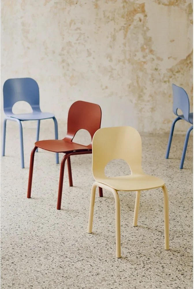 Жълт трапезен стол Atto – noo.ma