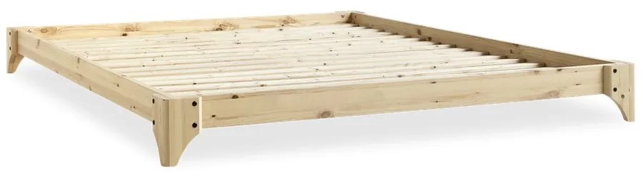 Двойно легло от борова дървесина с решетка 160x200 cm Elan - Karup Design