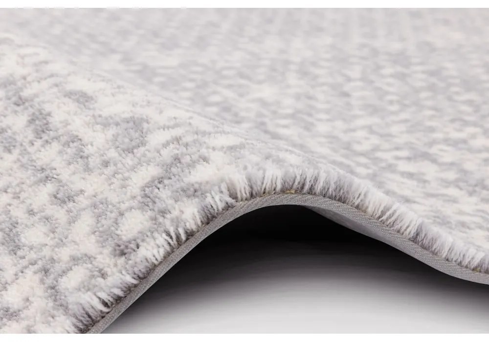 Светлосив вълнен килим 160x240 cm Eden - Agnella