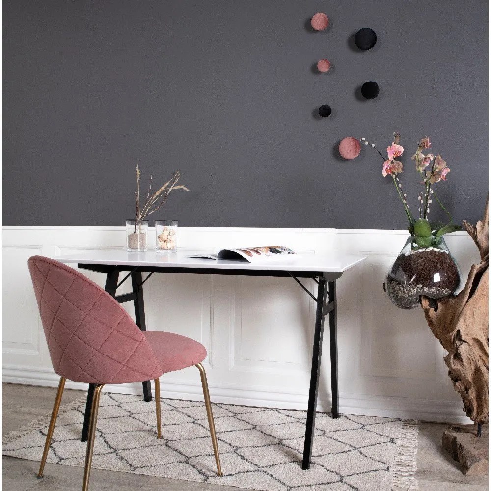 Комплект от 2 розови трапезни стола Geneve - House Nordic