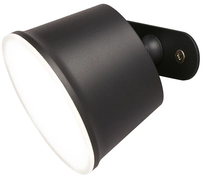 Черна LED настолна лампа с метален абажур (височина 34 cm) Voet – Fischer &amp; Honsel