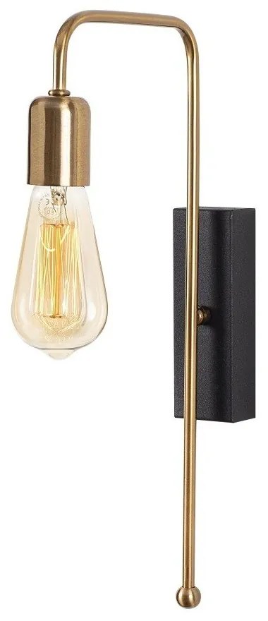 Стенна лампа в златист цвят Pahoma – Opviq lights