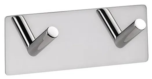 Закачалка 11,5x4,5 см, неръждаема стомана, сребрист цвят