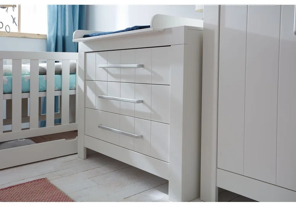 Сива маса за повиване Calmo – Pinio