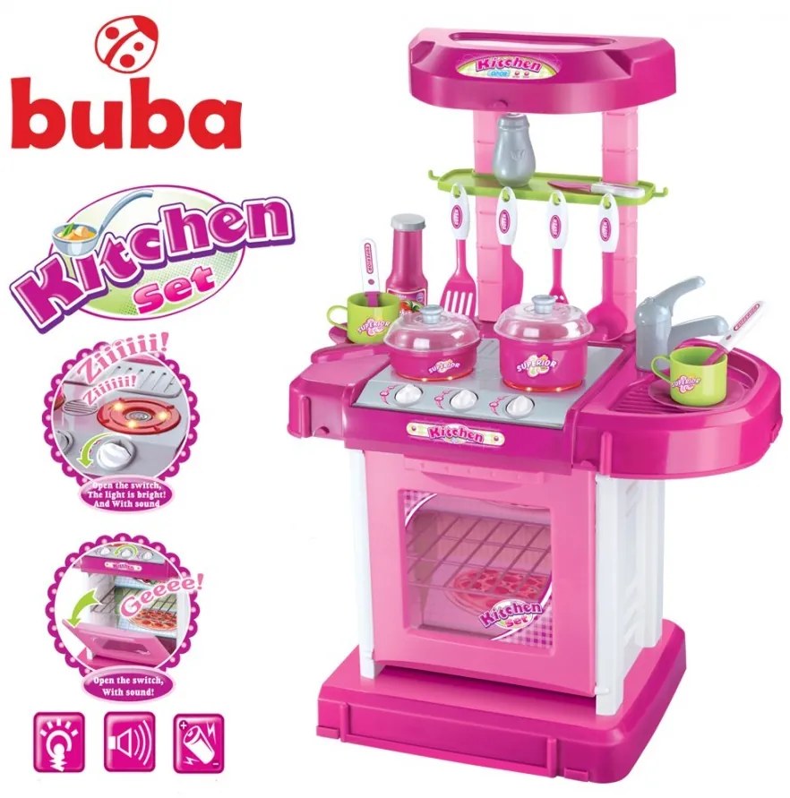 Buba - My kitchen детска кухня розова