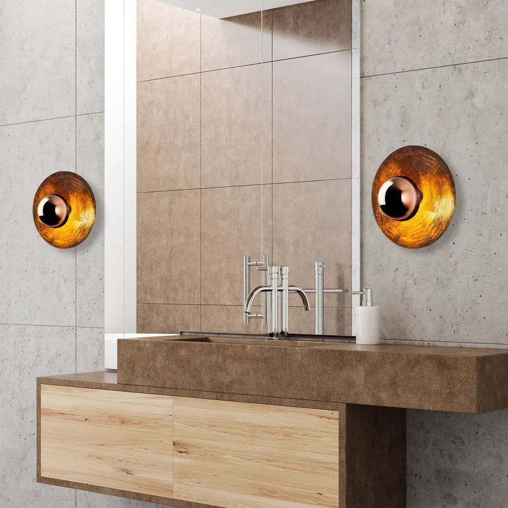 Стенна лампа в меден цвят Kurt – Opviq lights