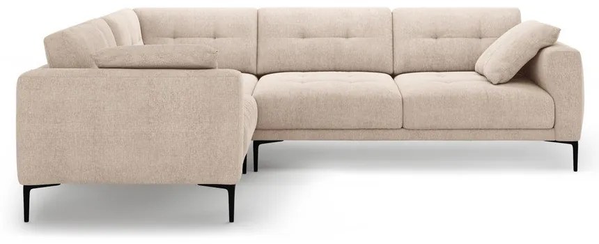 Светлокафяв ъглов диван (ляв ъгъл/L форма) Bemy – Micadoni