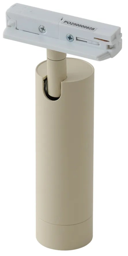 Модерен бежов прожектор за 1-фазна релсова система GU10 35mm - Iconic Jeana Luxe