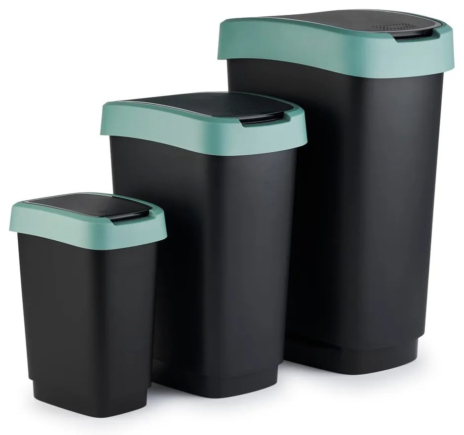 Кошче за отпадъци от рециклирана пластмаса 25 L Twist - Rotho
