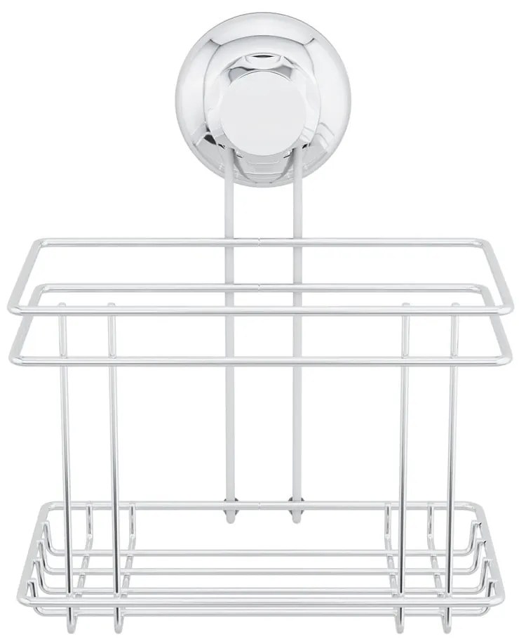 Самоносеща метална етажерка за баня в сребристо Bestlock Bath - Compactor