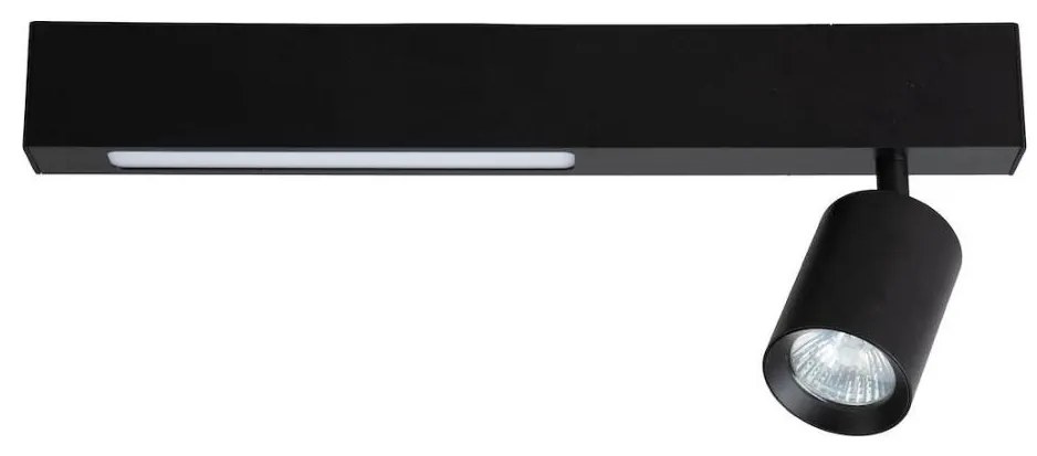 LED Спот MAGNET LED/5W/230V + 1xGU10/60W 3000/4000K черен