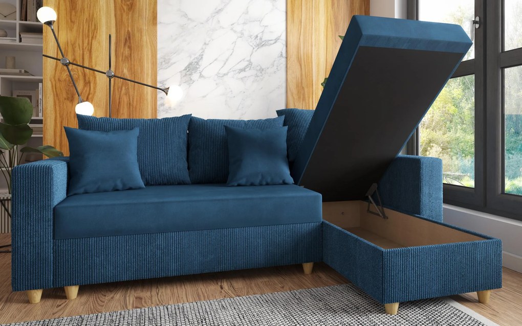 Разтегателен ъглов диван Финикс