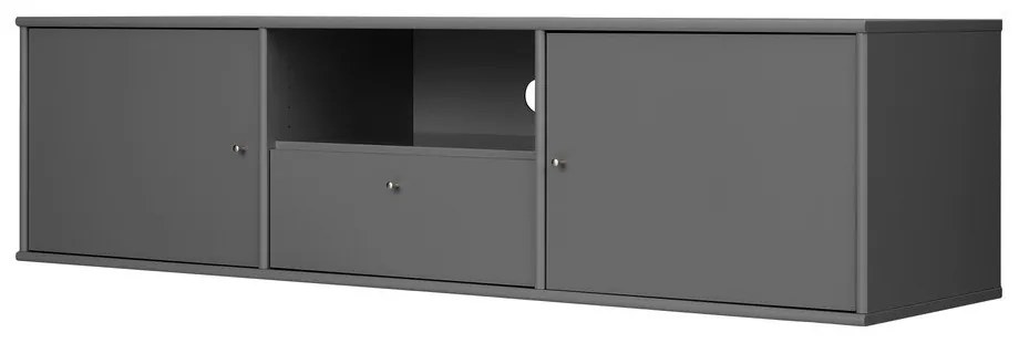 Антрацитна маса за телевизор 161x42 cm Mistral – Hammel Furniture