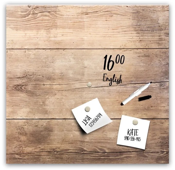 Магнитна дъска Styler Wood, 30 x 30 cm