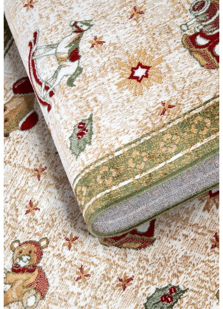 Зелена пътека с коледен мотив със смес от памук 80x200 cm Toy's Delight Green Christmas – Villeroy&amp;Boch