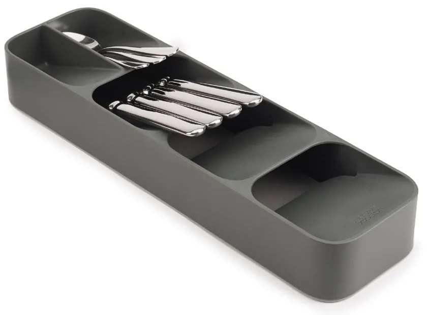 Сив пластмасов органайзер за прибори 11 x 39,5 cm Duo – Joseph Joseph