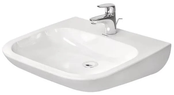 Duravit 23136000002 - Стенна мивка D-CODE 60x55 см керамика/бял гланц