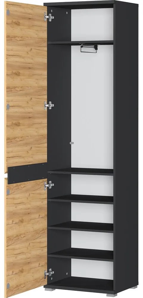 Гардероб в дъбов декор 54x200 cm Lissabon - Germania