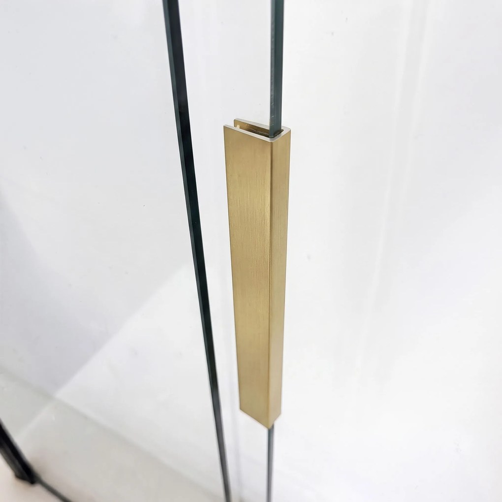 Плъзгащ се параван за вана REA Dario Brush Gold 100