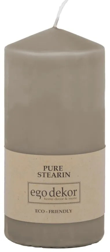 Кафява свещ Връх, време за горене 30 ч. Eco - Eco candles by Ego dekor