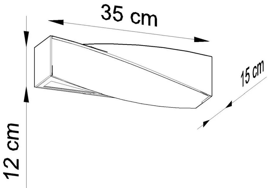 Керамична стенна лампа Mini Taurus - Sollux
