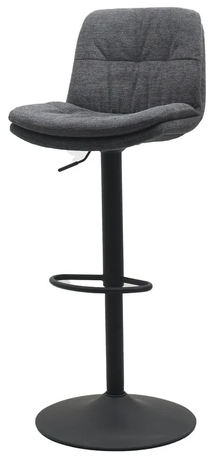 Тъмносив бар стол с регулируема височина Colville – Unique Furniture