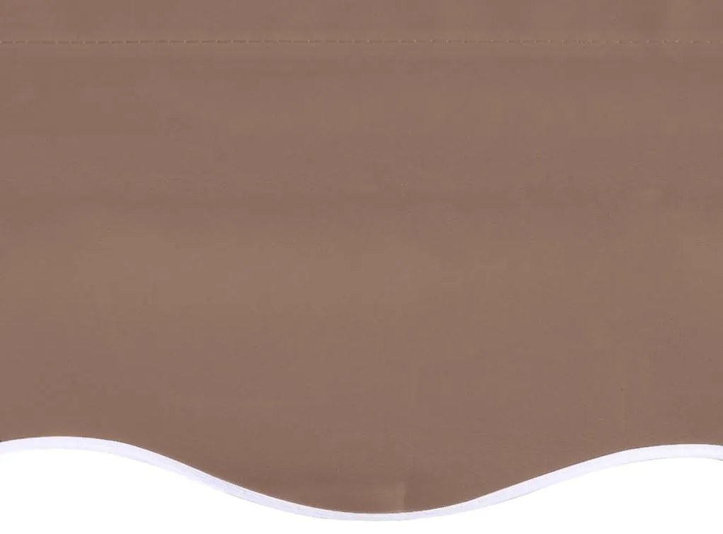 Резервно платнище за тенти, кафяво, 4x3 м