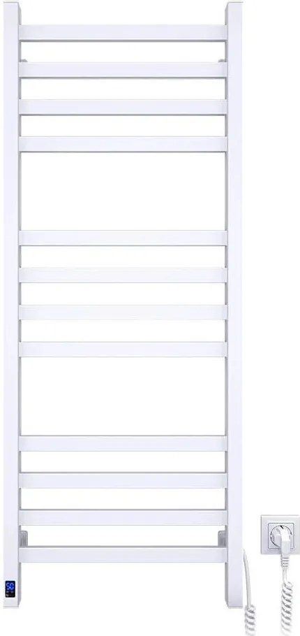 Лира за баня с термостат AVANGARD 227W 120 x 48 см, бяла, дясна