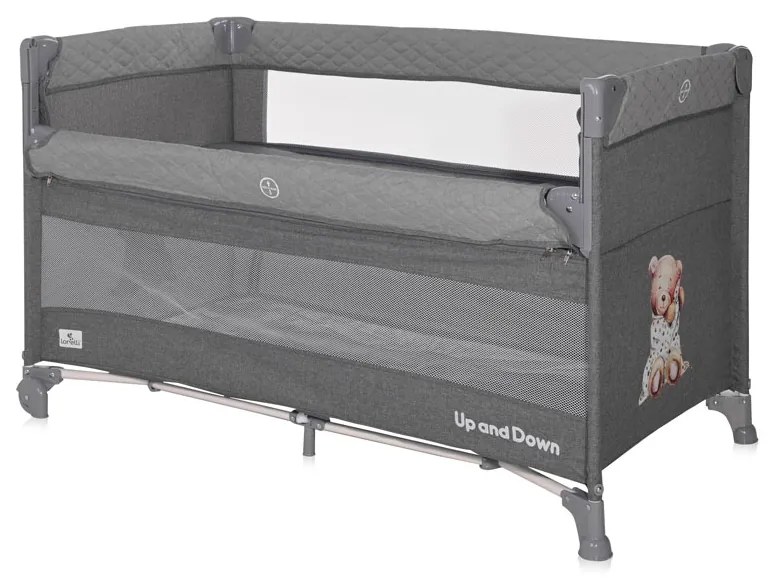 LORELLI Classic Кошара на 2 нива UP AND DOWN с падаща преграда ЛЕН COOL GREY BEAR