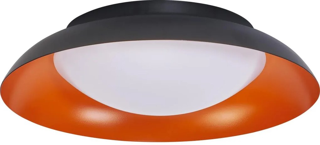 Osram - димируем LED плафон ORBIS PLATE LED/19W/230V Ø31 см оранжев/черен