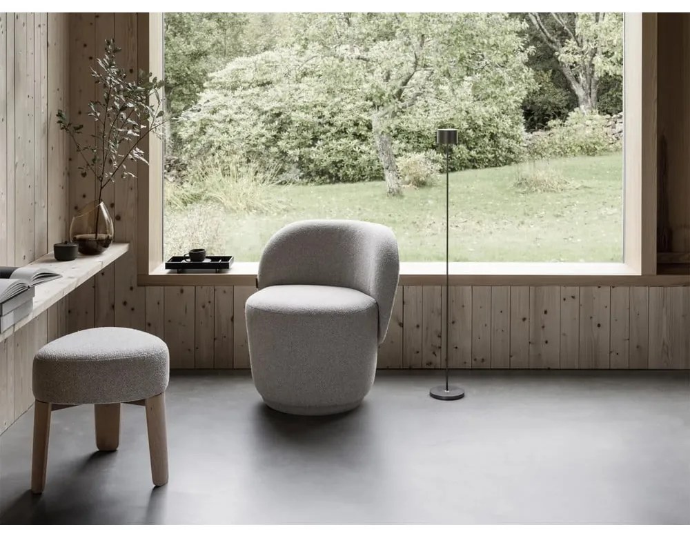 Черна/бежова табуретка Kuon - Blomus