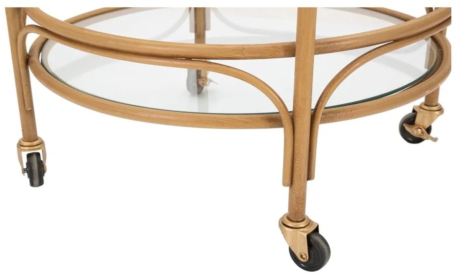 Метална маса за сервиране на колелца ø 51 cm Panama - Mauro Ferretti