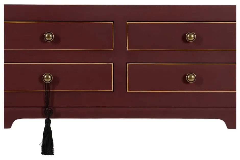 Кафява конзолна маса 26x63 cm Diana – Ixia