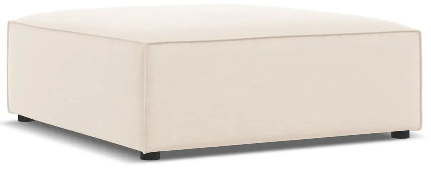 Бежова кадифена табуретка Jodie – Micadoni Home