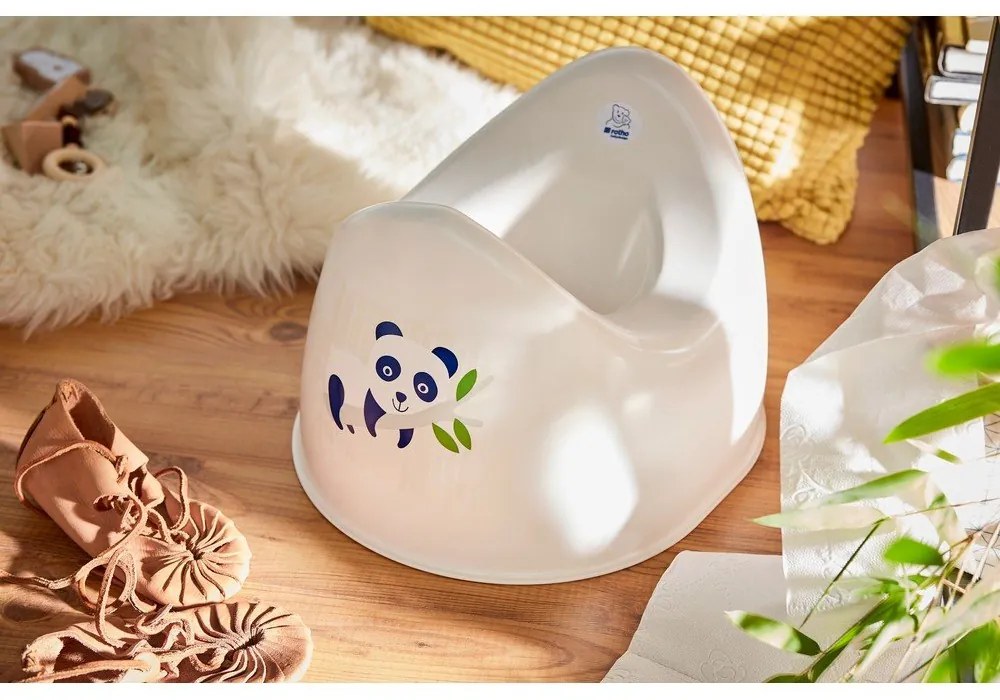 Бяло гърне PANDA - Rotho