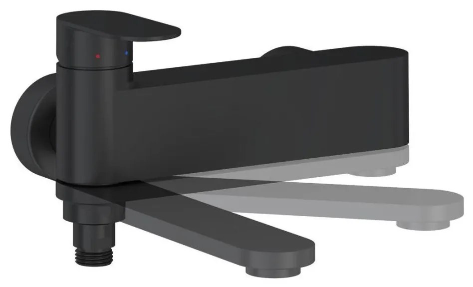 Ravak X070463 - Смесител за вана CHROME черен