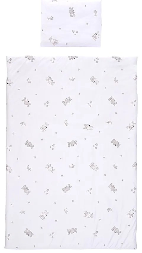 LORELLI Classic Сет от 5 части COSY LITTLE RABBITS СИВО