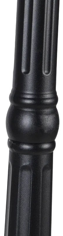 Класическа външна лампа черна 200 см IP44 - Хавана